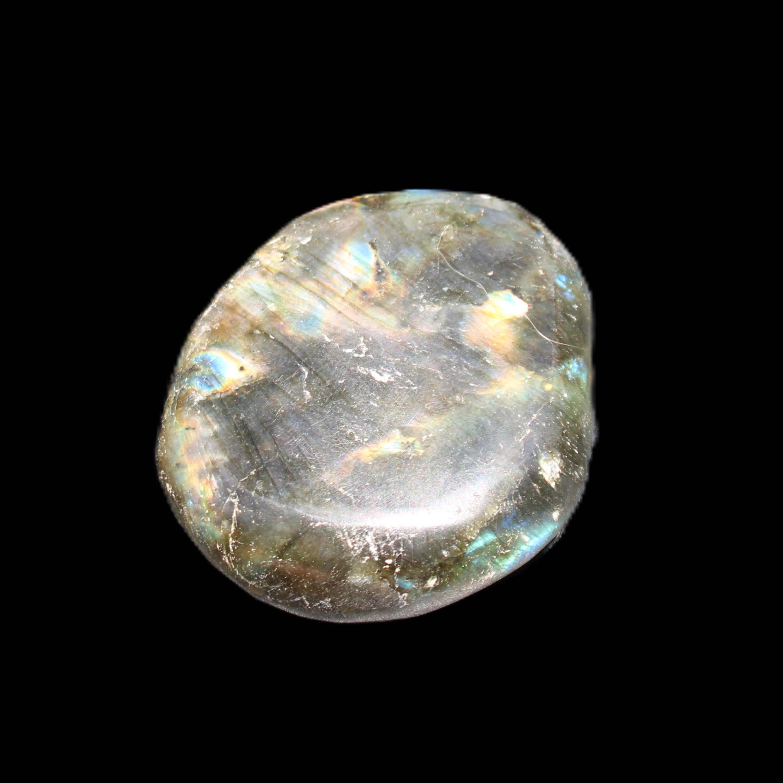 Labradorite blue plus palmstone 55g in sunlight - Rocks and Things Store