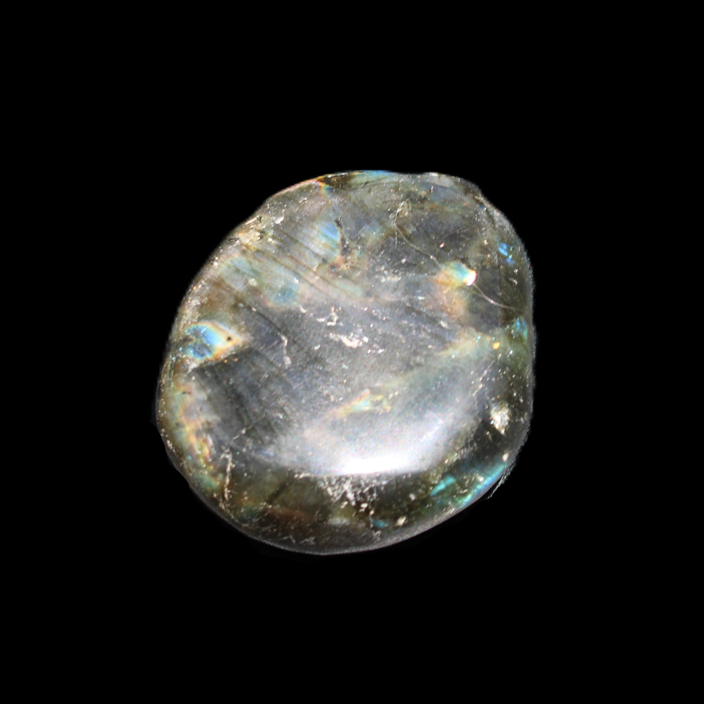 Labradorite blue plus palmstone 55g in sunlight - Rocks and Things Store