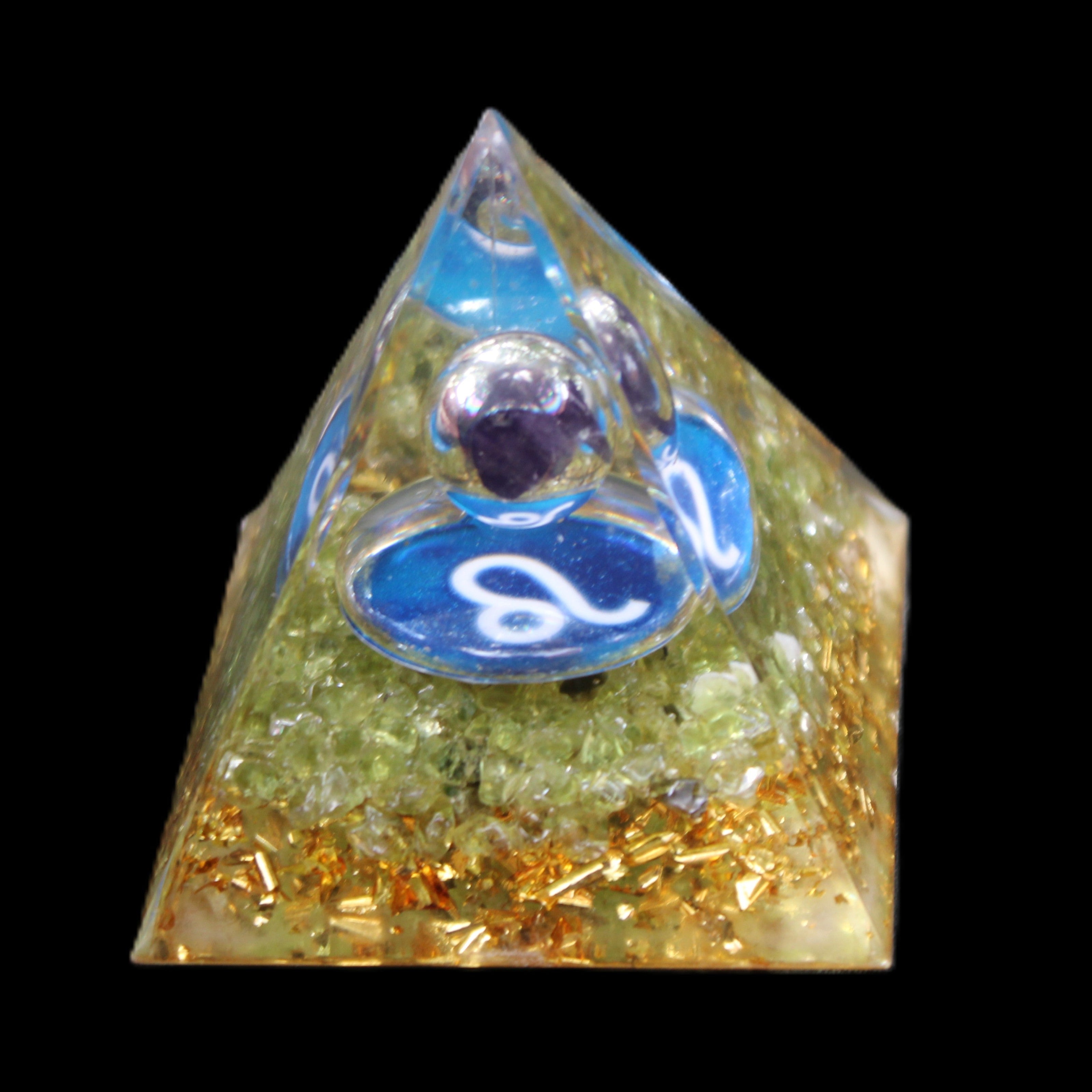 Orgone pyramid 63g in sunlight - Rocks and Things Store