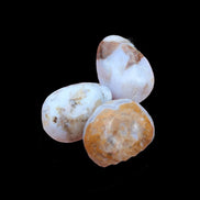 Blue Sakura Agate 3 stones 7-8g in sunshine - Rocks and Things Store