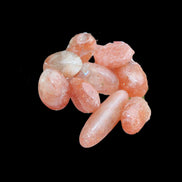 Golden Sunstone 8 tiny polished stones from  Arusha, Tanziania 6-9g in sunshine - Rocks and Things Store