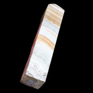 Grass Flower Calcite obelisk 649g in sunlight - Rocks and THings Store