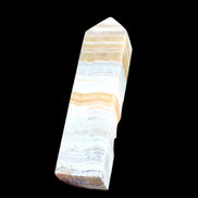 Grass Flower Calcite obelisk 649g in sunlight - Rocks and THings Store