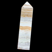 Grass Flower Calcite obelisk 649g in sunlight - Rocks and THings Store