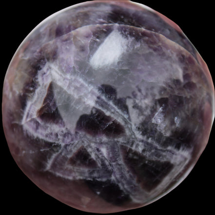 Chevron Fantasy Amethyst sphere 508g -  Rocks and Things Store