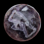 Chevron Fantasy Amethyst sphere 508g -  Rocks and Things Store