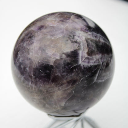 Chevron Fantasy Amethyst sphere 508g Rocks and Things