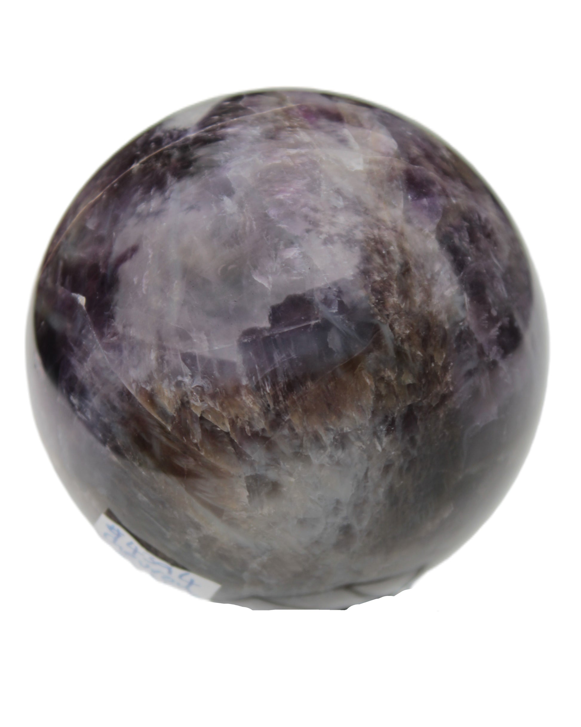 Chevron Fantasy Amethyst sphere 508g Rocks and Things