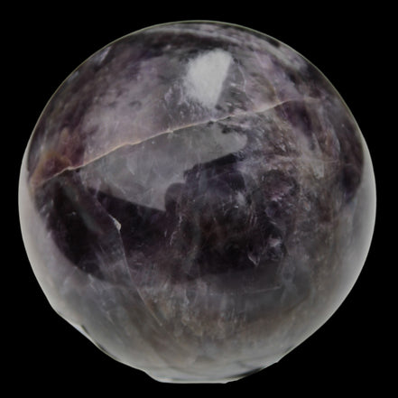 Chevron Fantasy Amethyst sphere 508g -  Rocks and Things Store