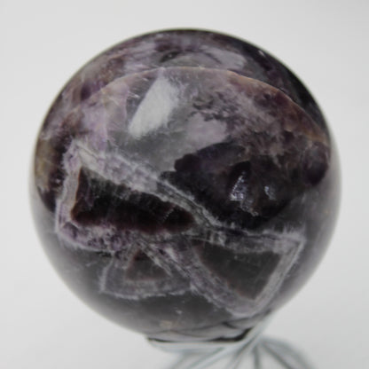 Chevron Fantasy Amethyst sphere 508g Rocks and Things