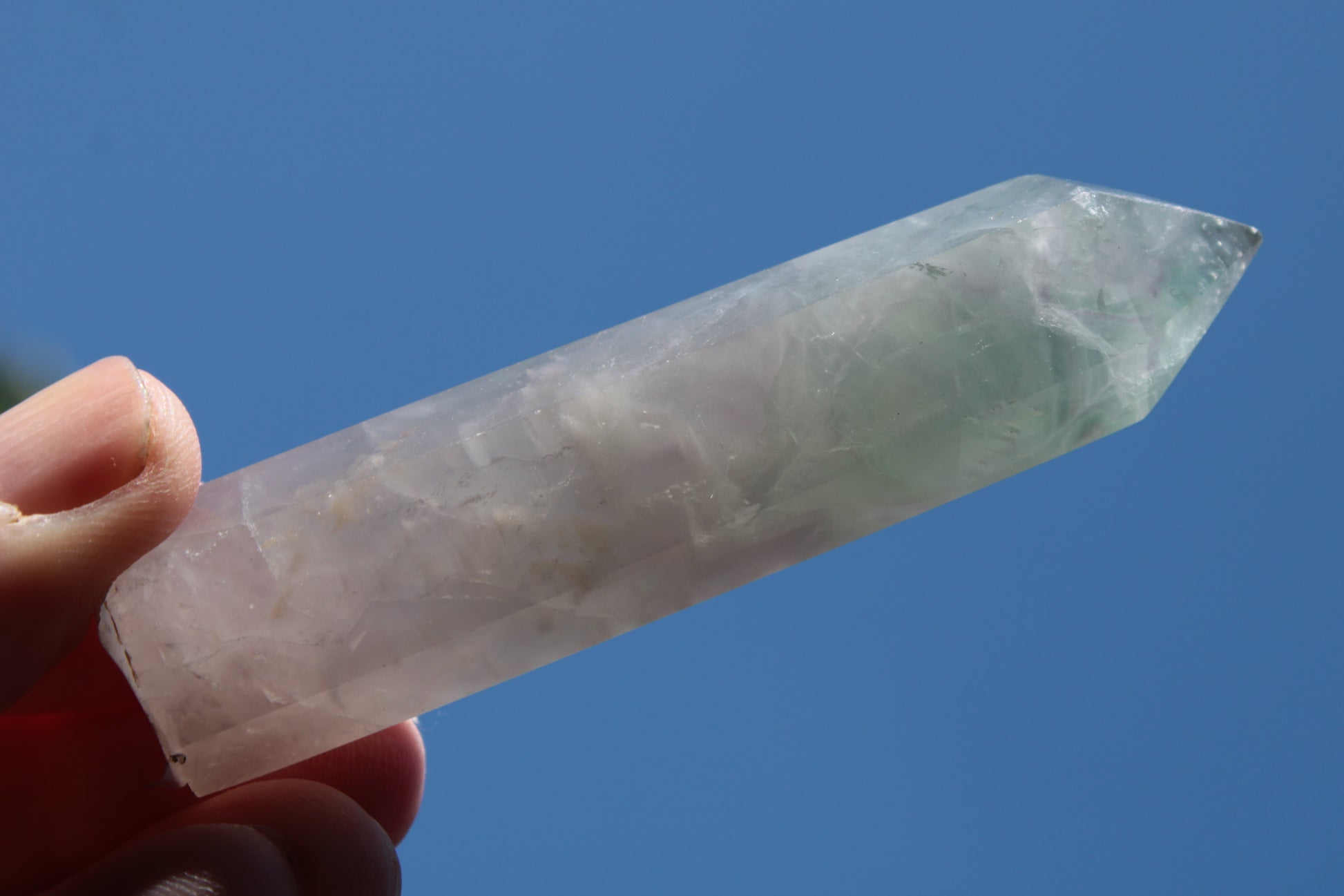 Fluorite wand 80g Rocks and Things