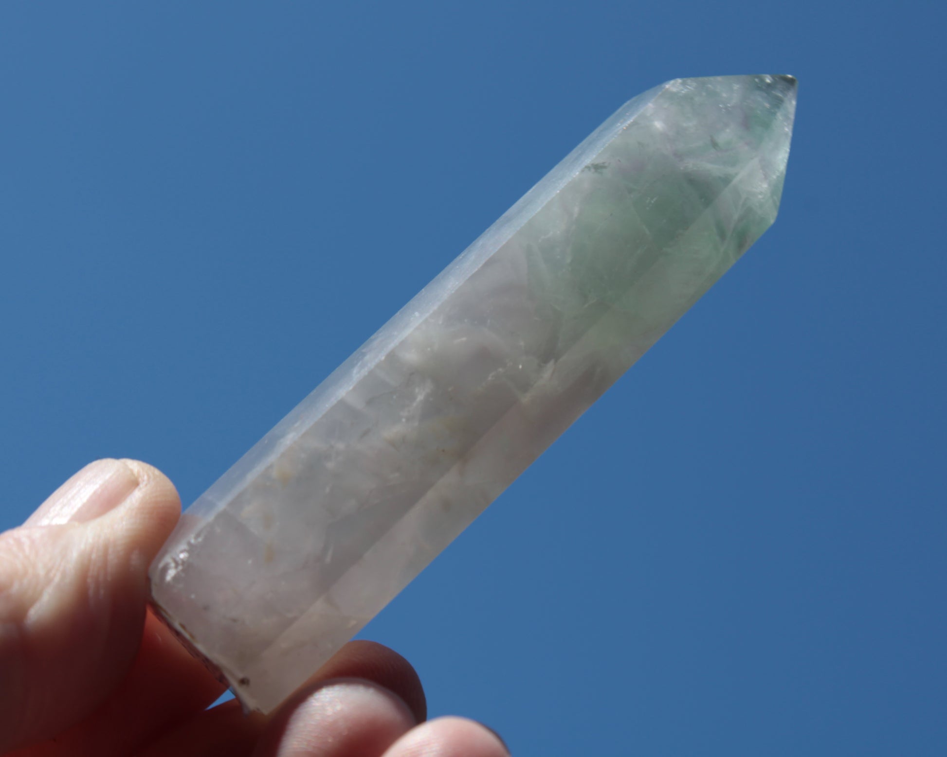 Fluorite wand 80g Rocks and Things