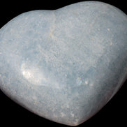Celestite heart 542g - Rocks and Things Store