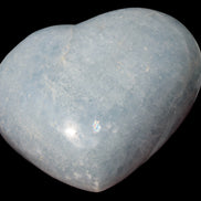 Celestite heart 542g - Rocks and Things Store