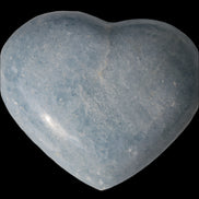Celestite heart 542g - Rocks and Things Store