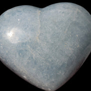 Celestite heart 542g - Rocks and Things Store