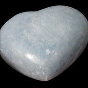 Celestite heart 542g - Rocks and Things Store