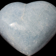 Celestite heart 542g - Rocks and Things Store
