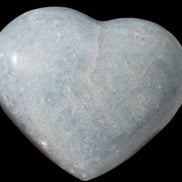 Celestite heart 542g - Rocks and Things Store