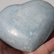 Celestite heart 542g Rocks and Things