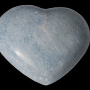 Celestite heart 542g in sunlight - Rocks and Things Store