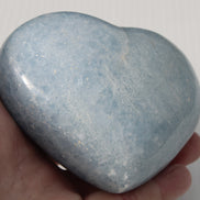 Celestite heart 542g Rocks and Things
