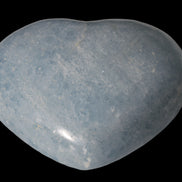 Celestite heart 542g in sunlight - Rocks and Things Store