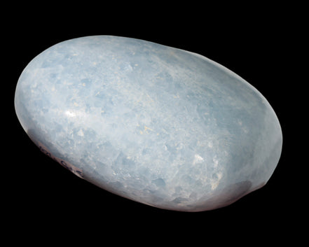 Celestite heart 542g in sunlight - Rocks and Things Store