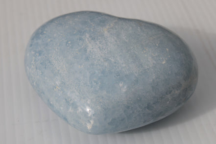Celestite heart 542g Rocks and Things