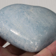 Celestite heart 542g Rocks and Things