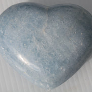Celestite heart 542g Rocks and Things