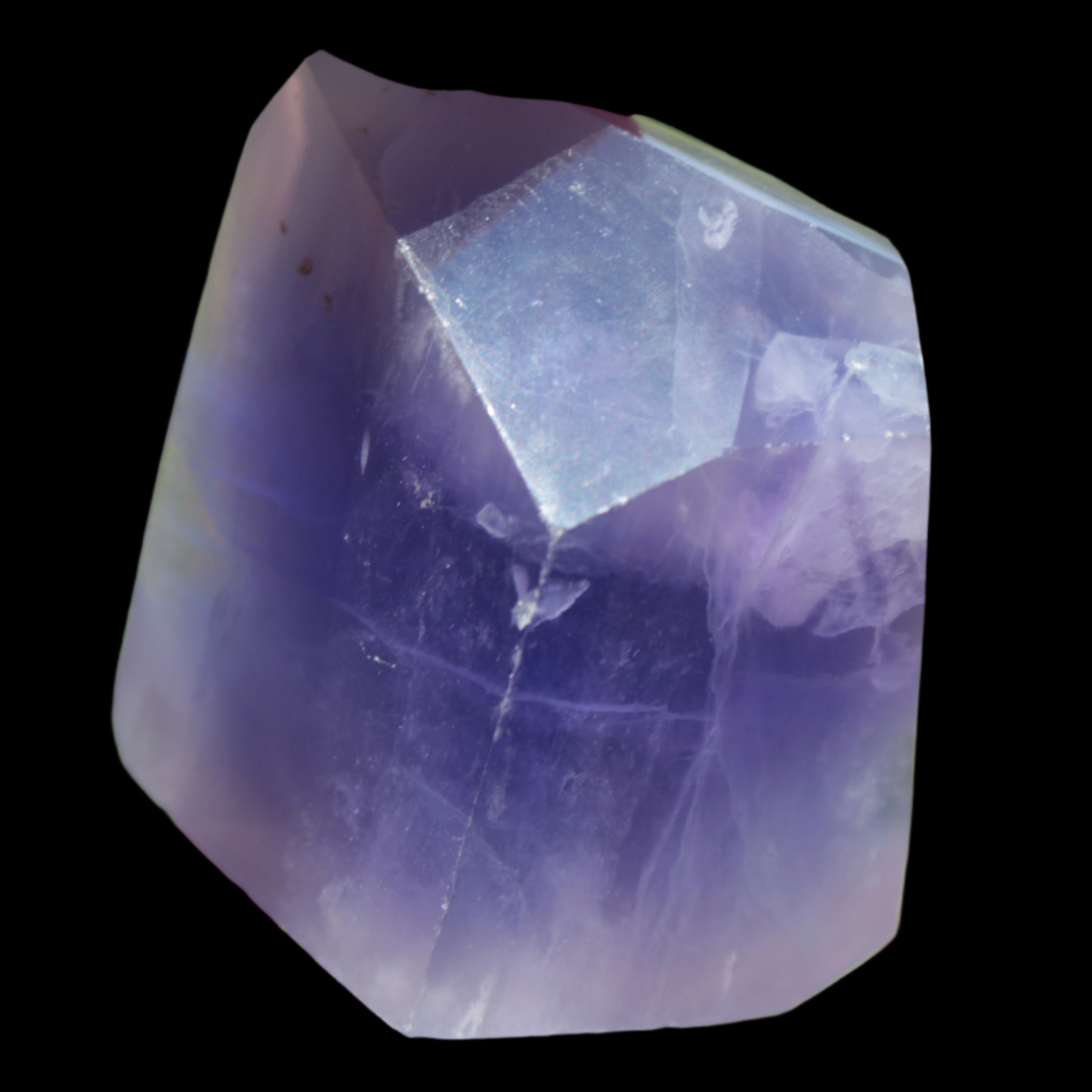 Purple Fluorite polygon 201g in sunlight - Rocks and Things Store