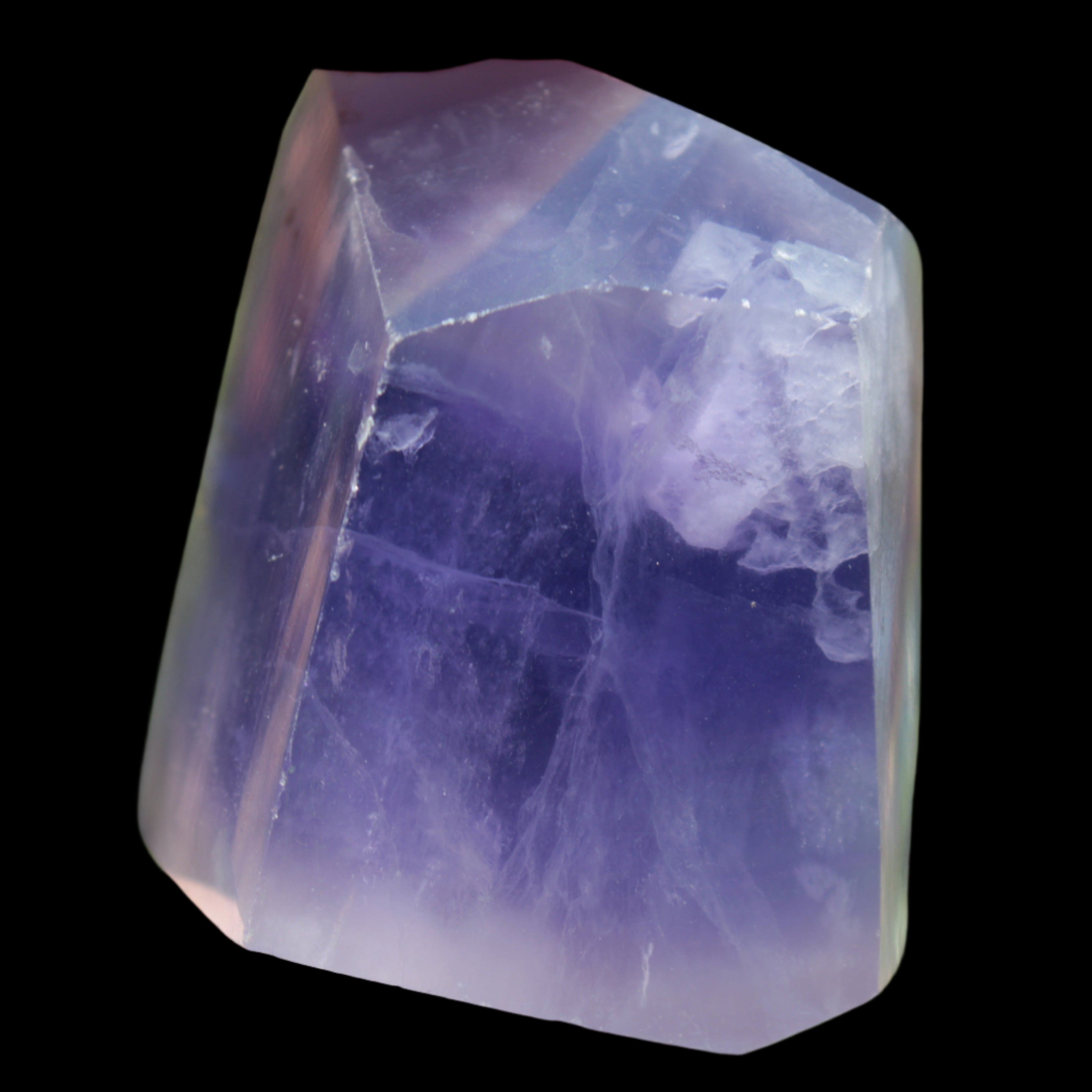 Purple Fluorite polygon 201g in sunlight - Rocks and Things Store