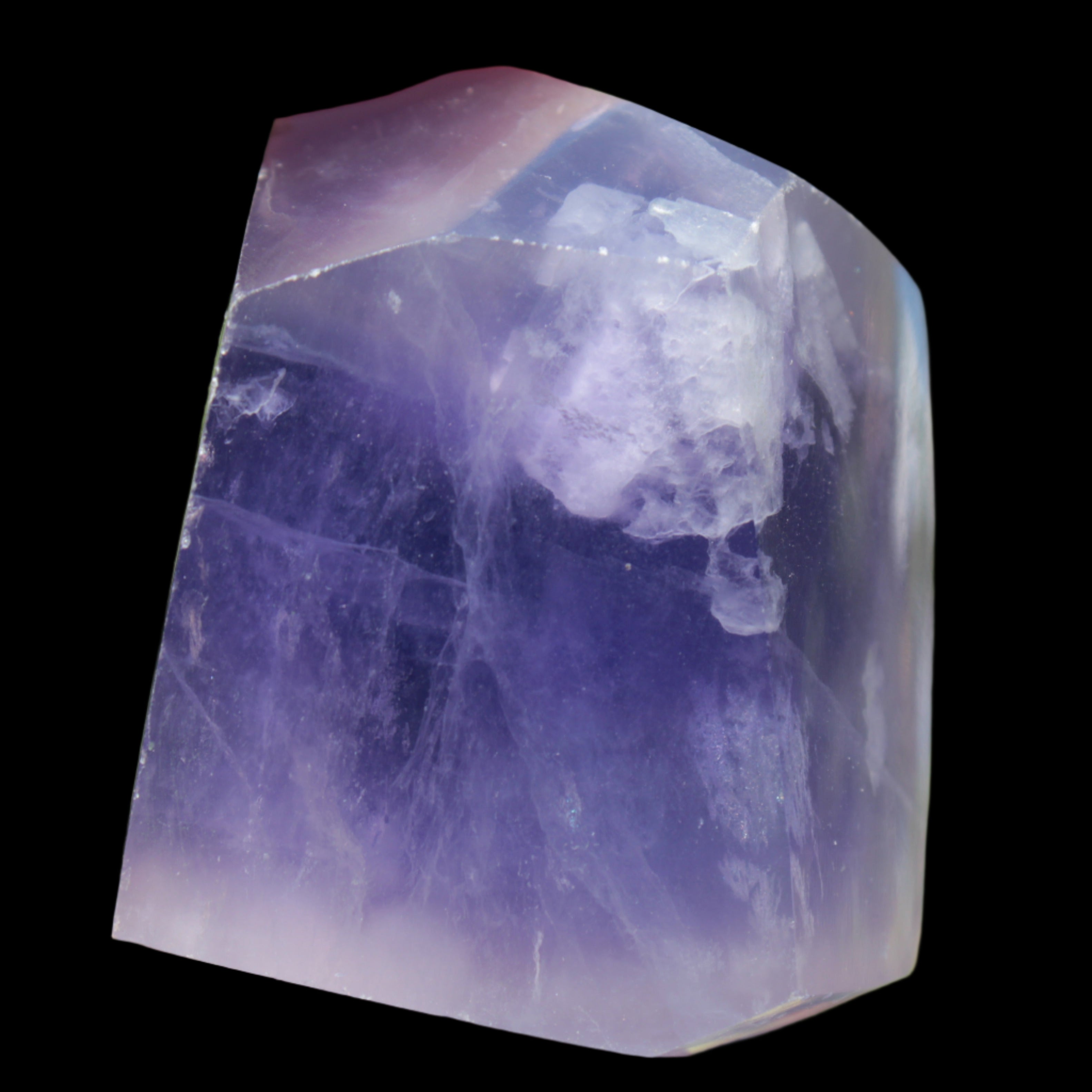 Purple Fluorite polygon 201g in sunlight - Rocks and Things Store
