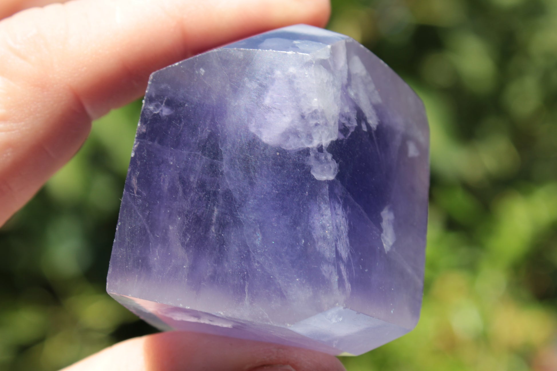 Purple Fluorite polygon 201g Rocks and Things