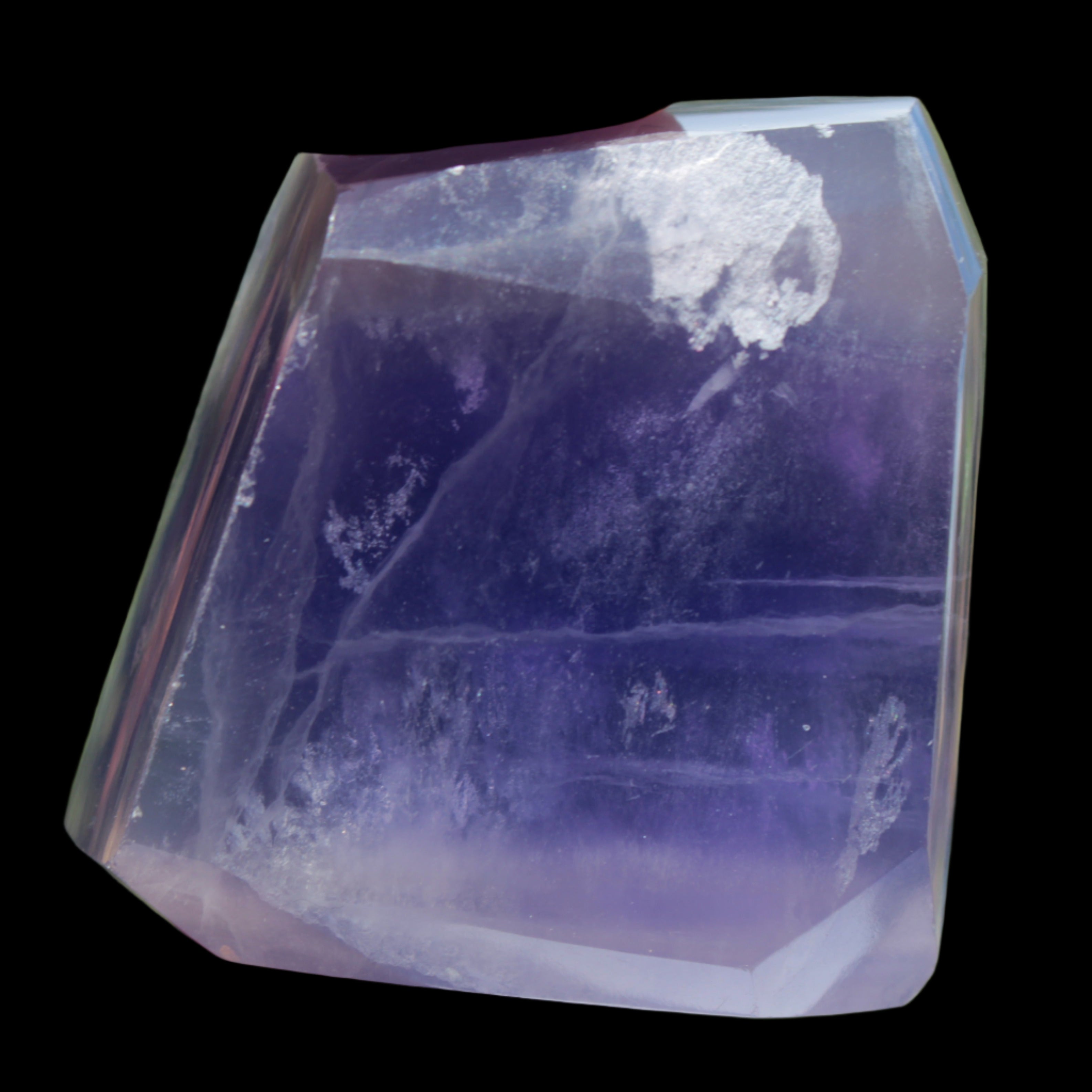 Purple Fluorite polygon 201g in sunlight - Rocks and Things Store