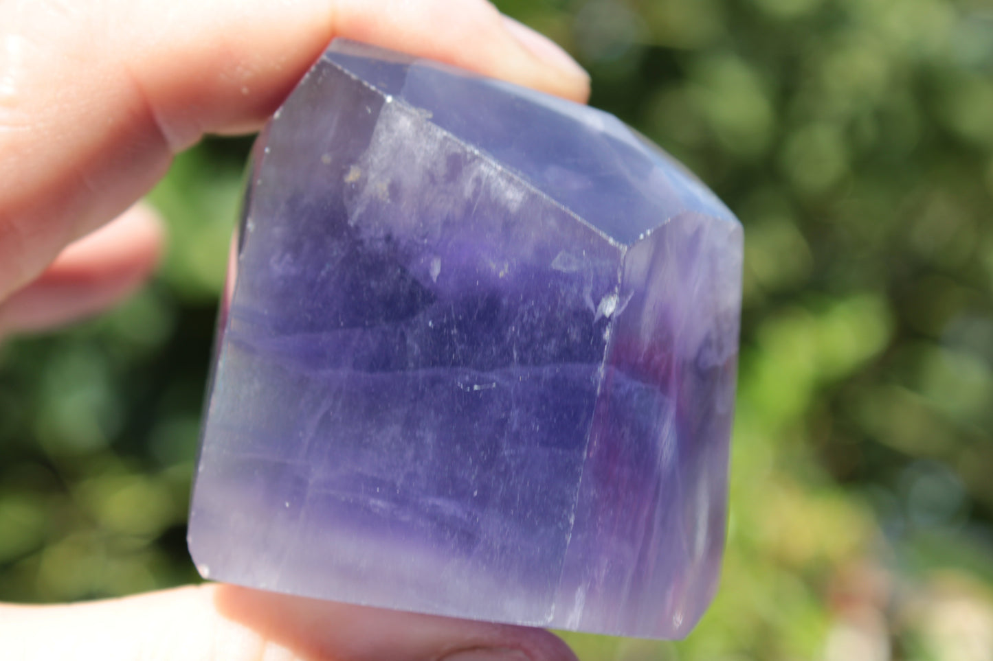 Purple Fluorite polygon 201g Rocks and Things