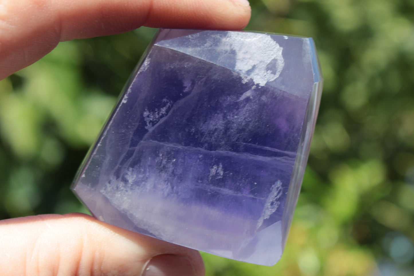 Purple Fluorite polygon 201g Rocks and Things