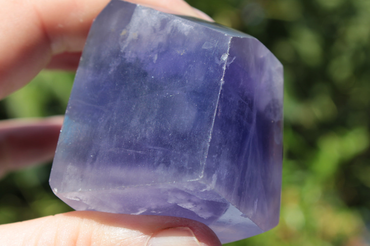 Purple Fluorite polygon 201g Rocks and Things