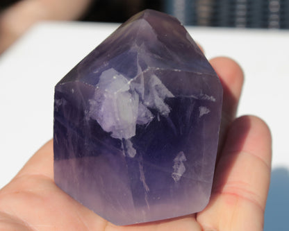 Purple Fluorite polygon 201g Rocks and Things