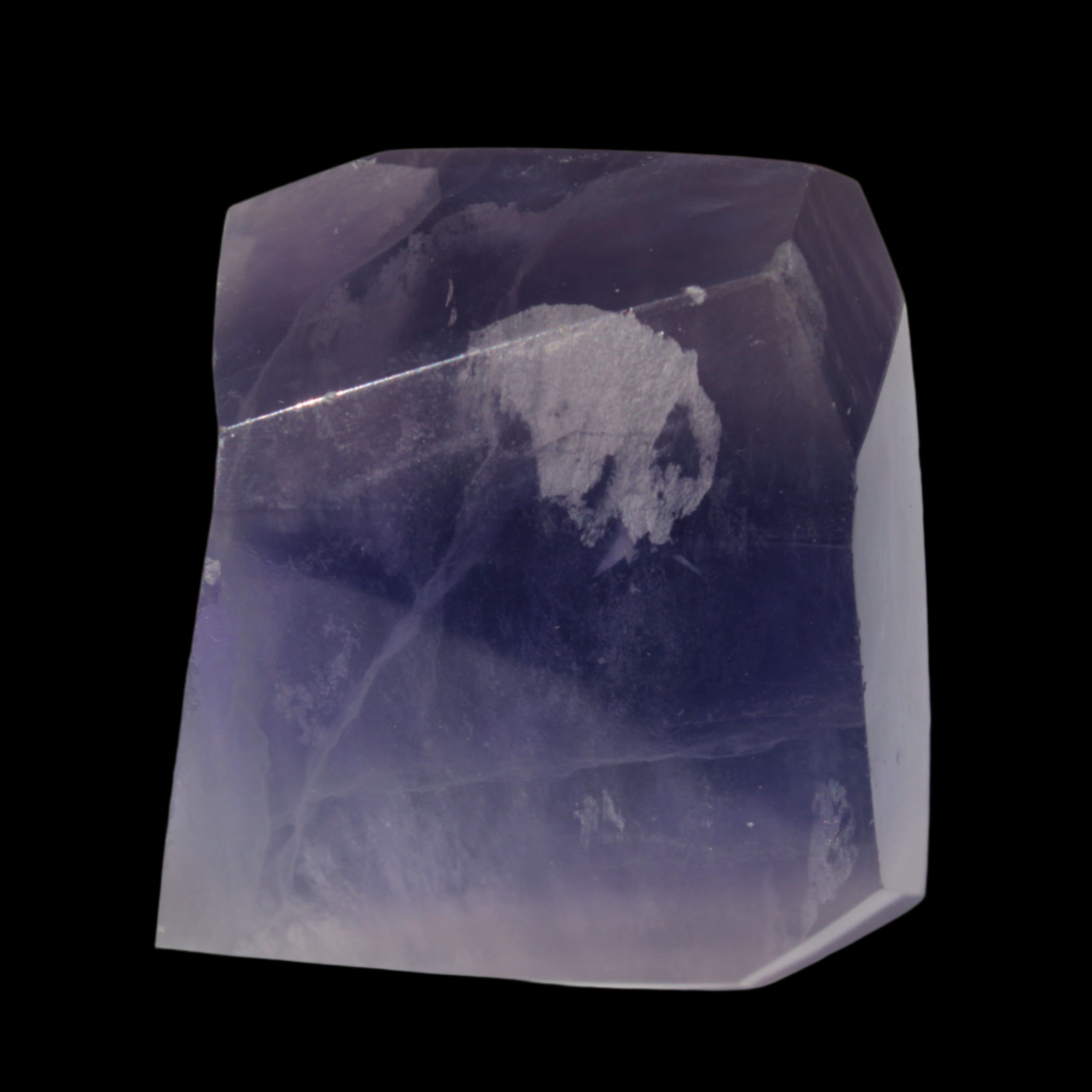 Purple Fluorite polygon 201g in sunlight - Rocks and Things Store