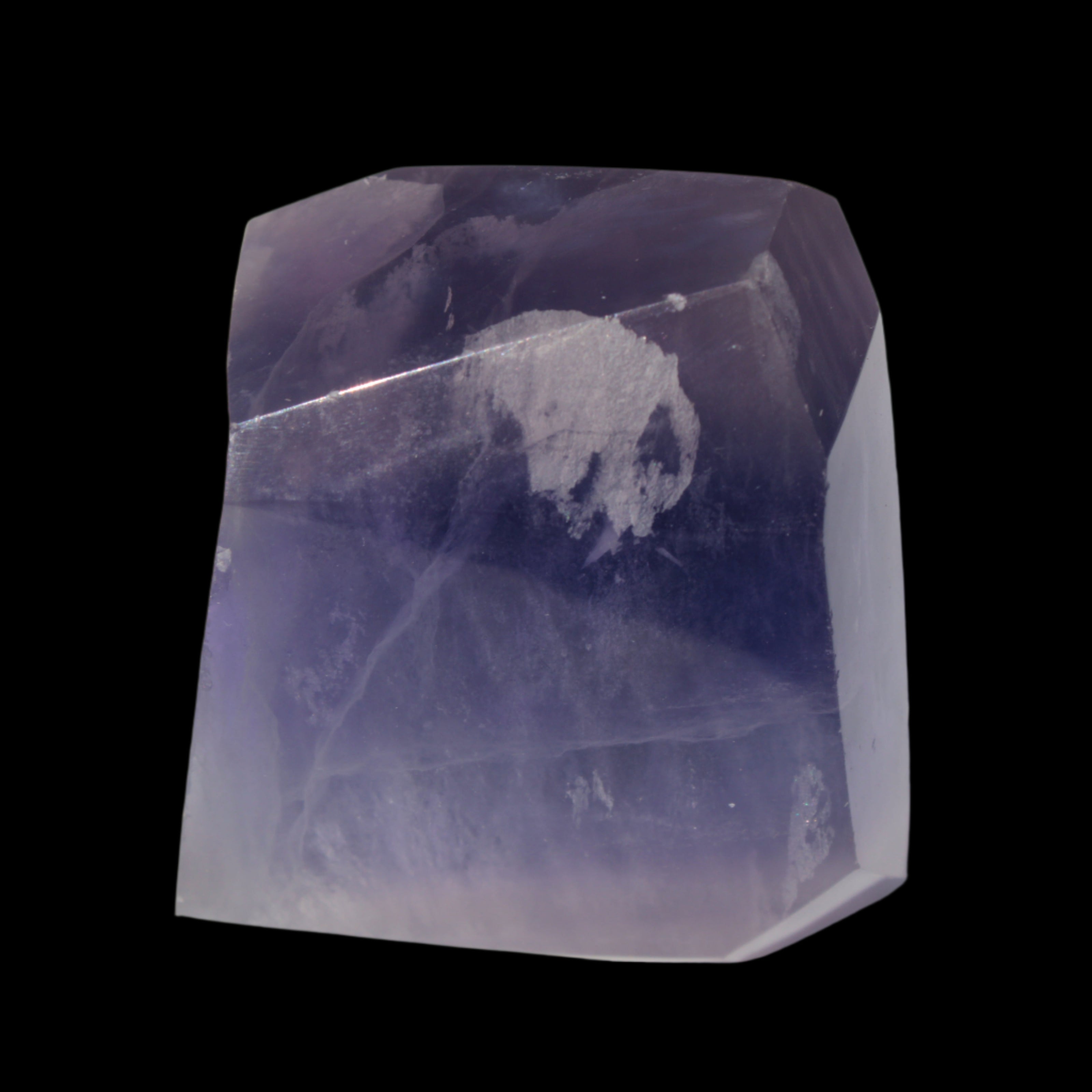 Purple Fluorite polygon 201g in sunlight - Rocks and Things Store