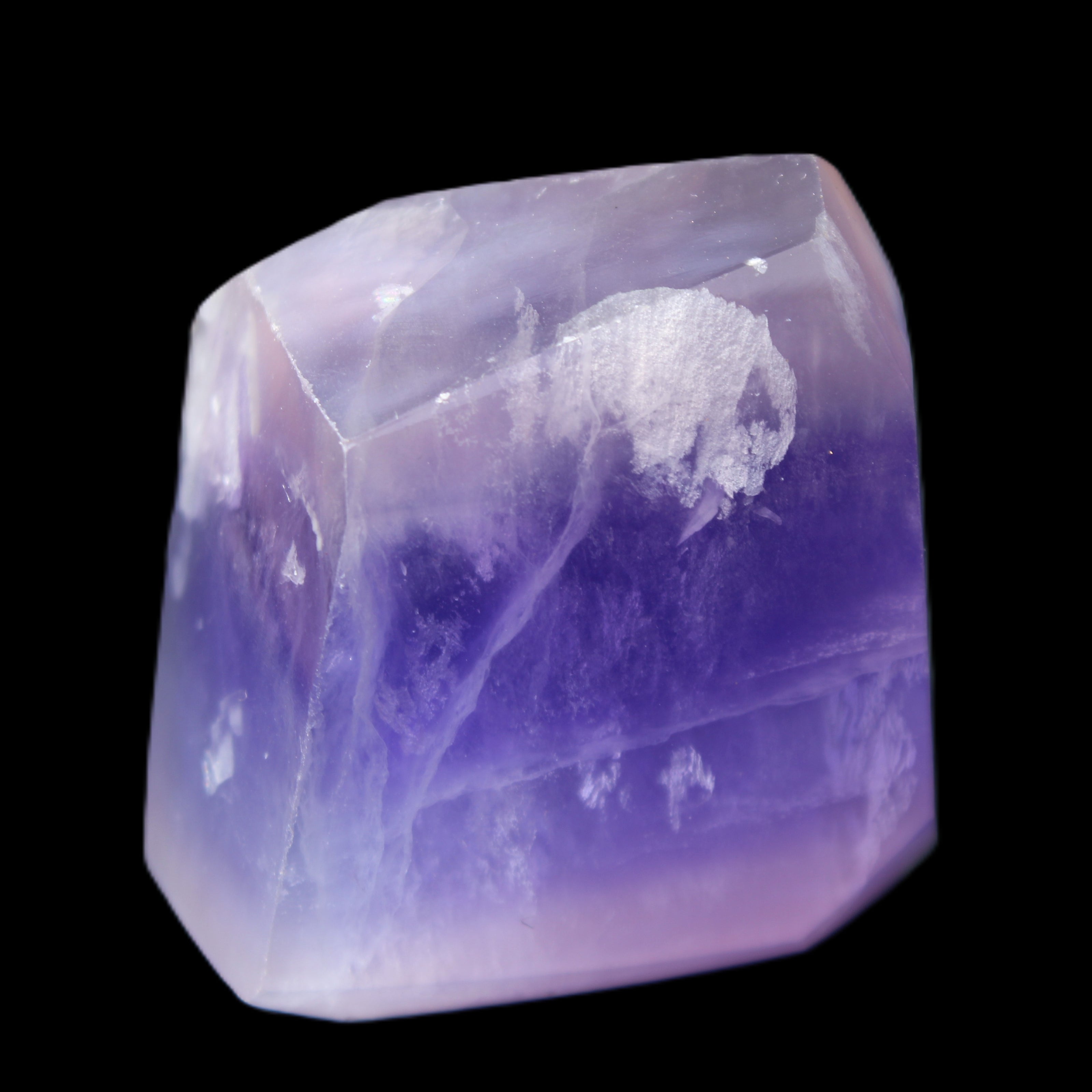 Purple Fluorite polygon 201g in sunlight - Rocks and Things Store