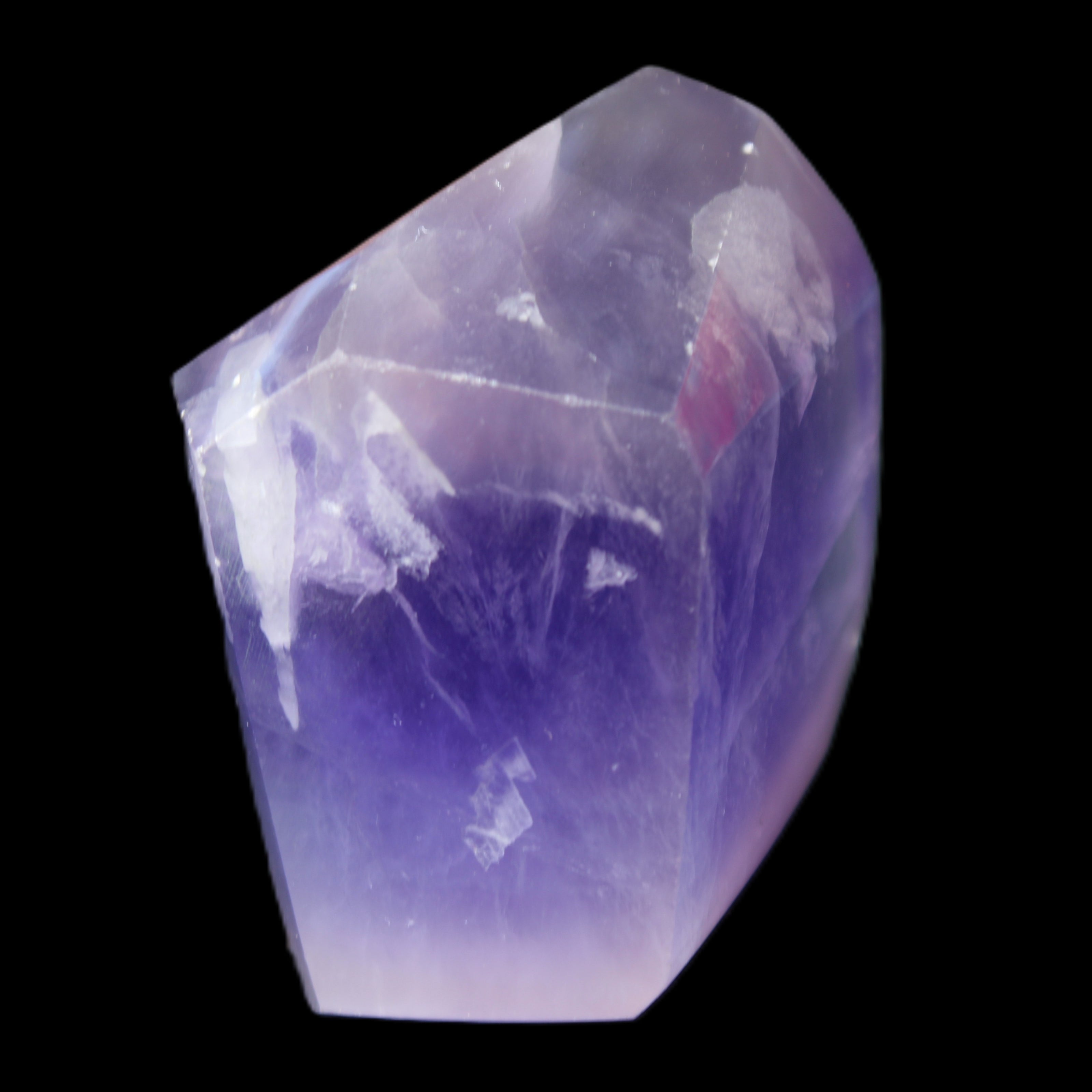 Purple Fluorite polygon 201g in sunlight - Rocks and Things Store