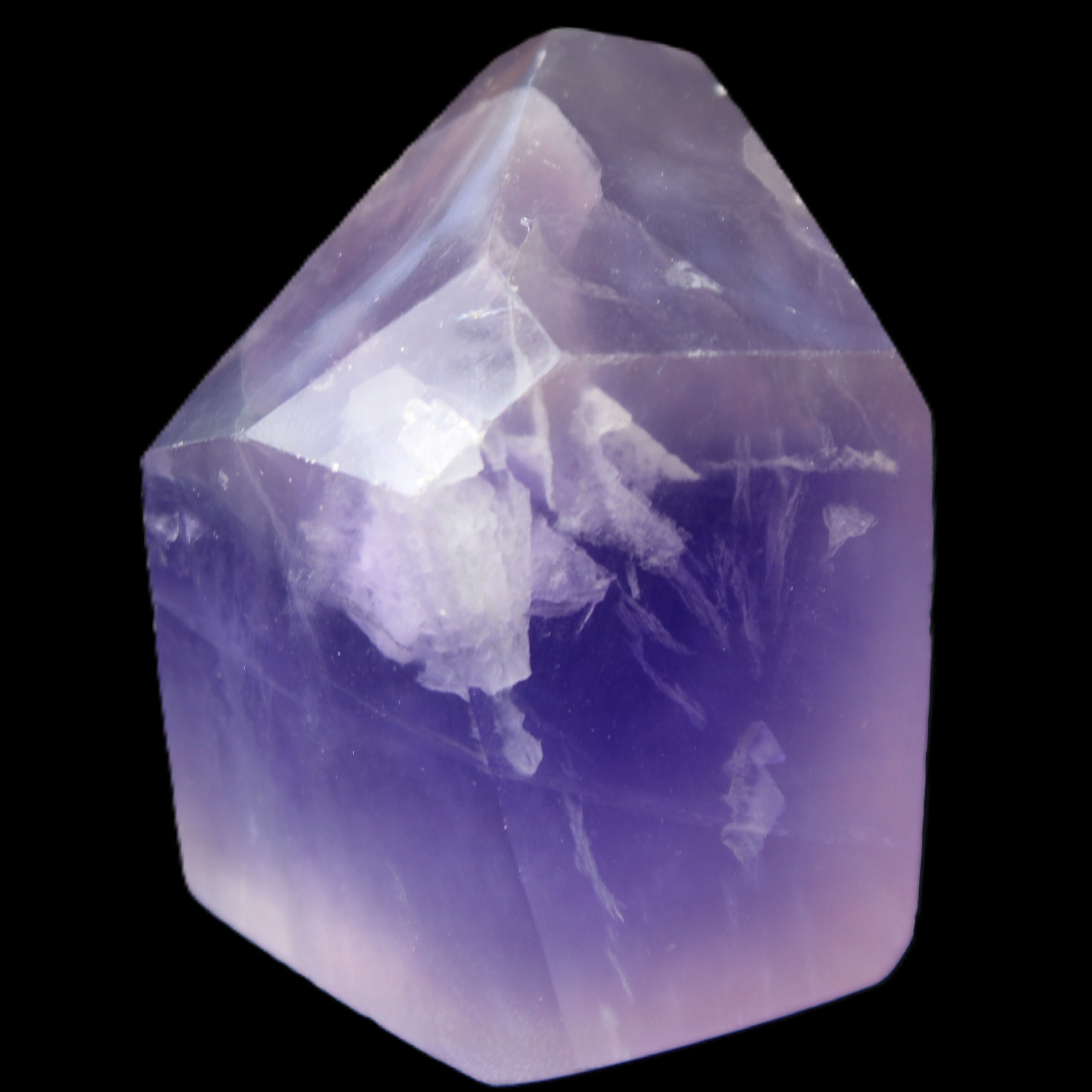 Purple Fluorite polygon 201g in sunlight - Rocks and Things Store
