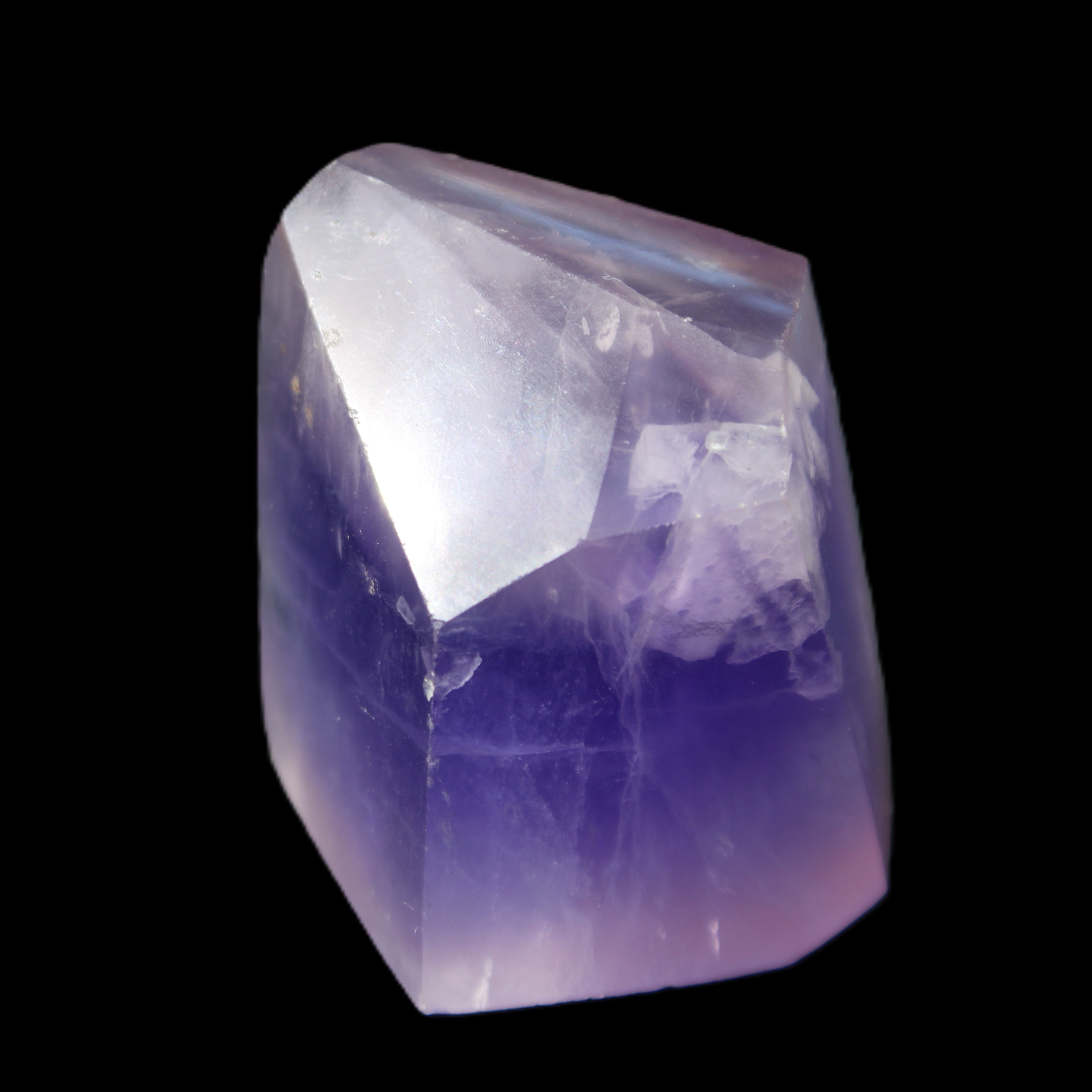 Purple Fluorite polygon 201g in sunlight - Rocks and Things Store