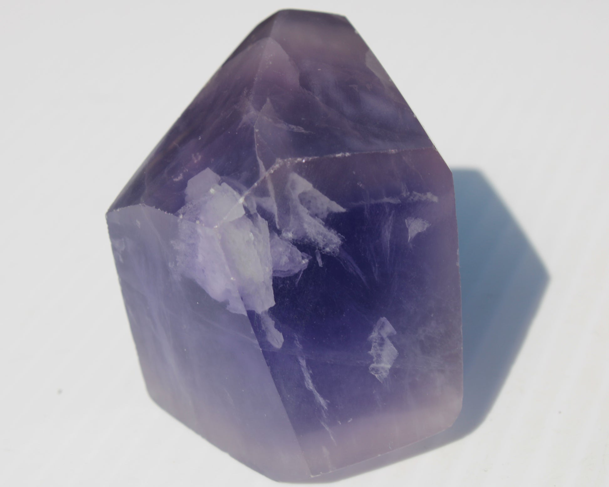 Purple Fluorite polygon 201g Rocks and Things