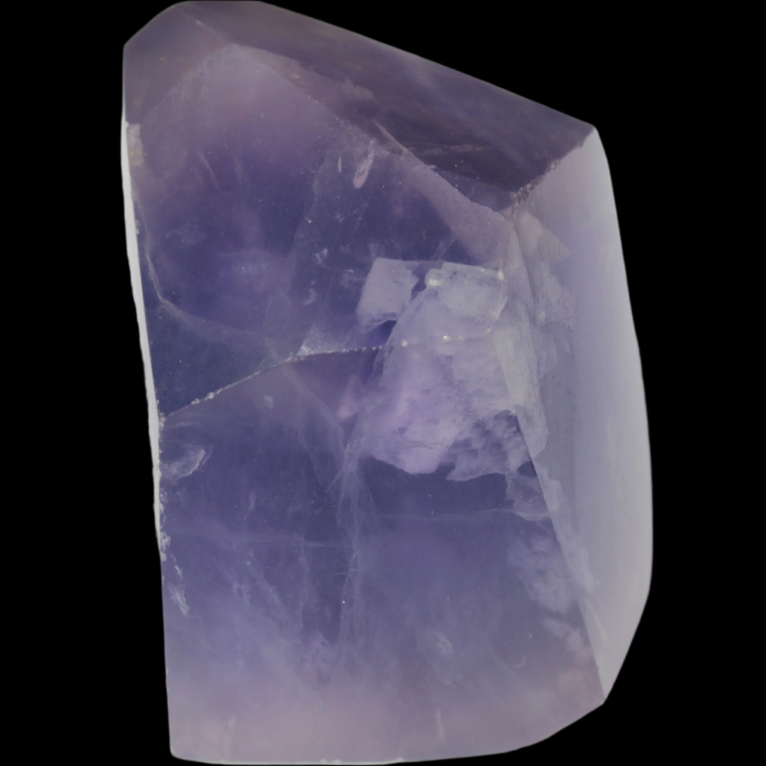 Purple Fluorite polygon 201g in sunlight - Rocks and Things Store