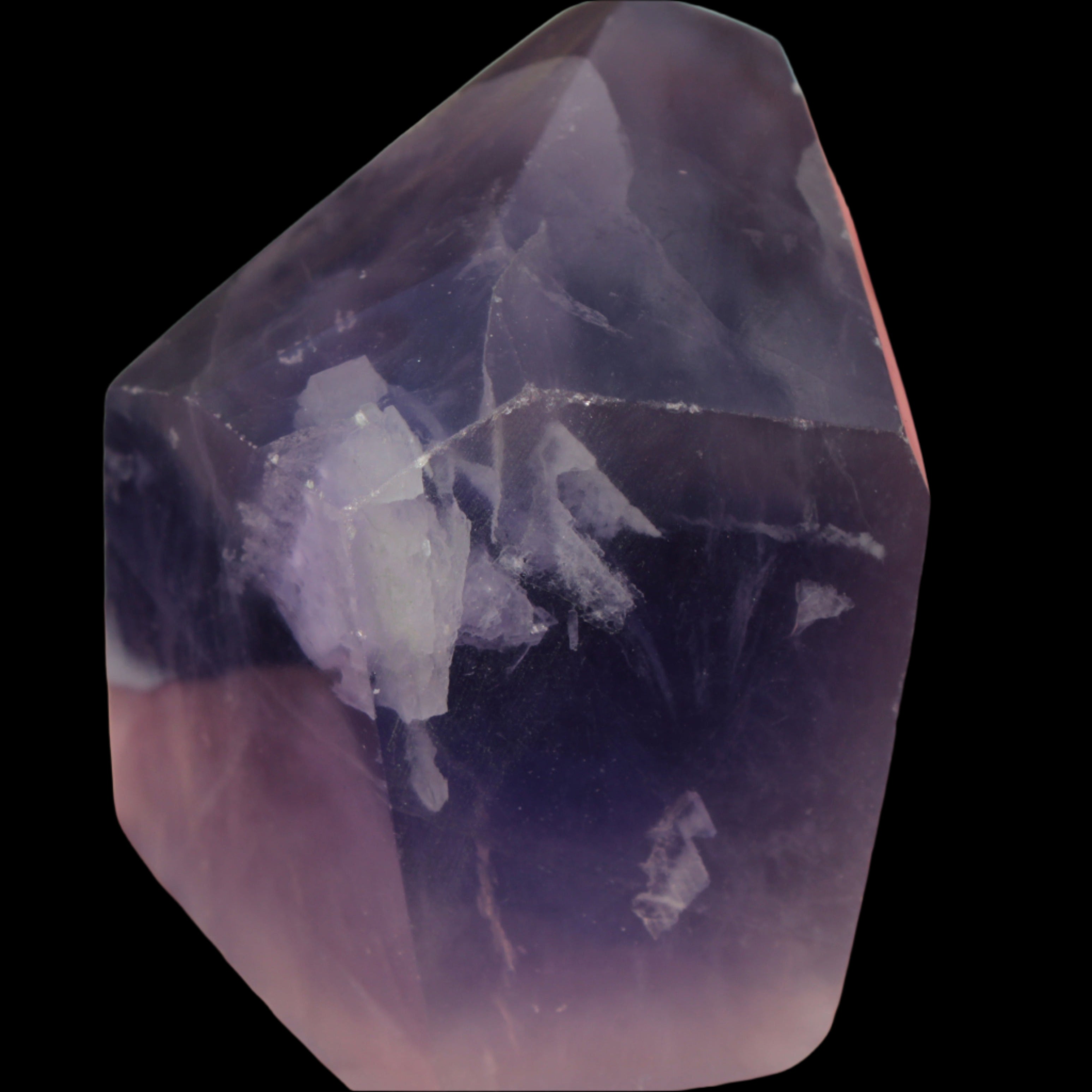 Purple Fluorite polygon 201g in sunlight - Rocks and Things Store