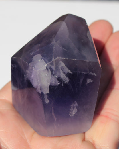 Purple Fluorite polygon 201g Rocks and Things